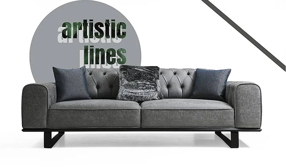 Rio Salon Takımı - Metal Koltuk Takımı | Yapı Mobilya - Görsel 5
