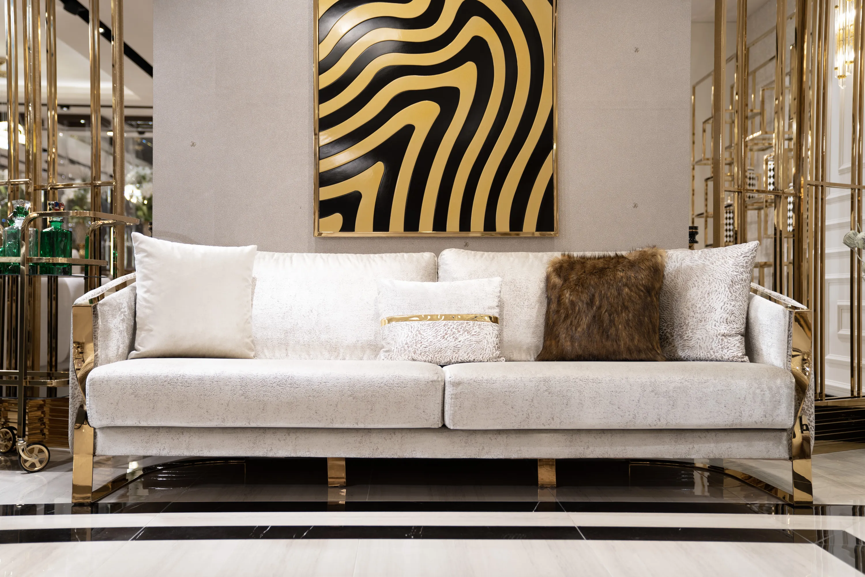 Luna Lüks Salon Takımı - Luxury Koltuk | Yapı Mobilya - Görsel 6