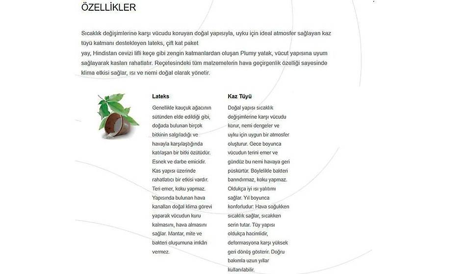 Plumy Ortopedik Yatak - Yatak | Yapı Mobilya - Görsel 3
