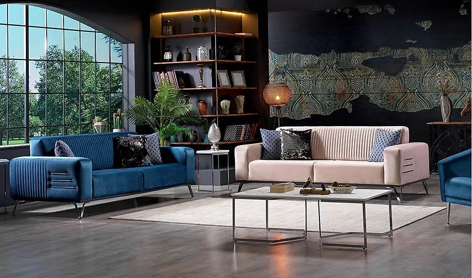 Beyoğlu Salon Takımı Metal Kasa