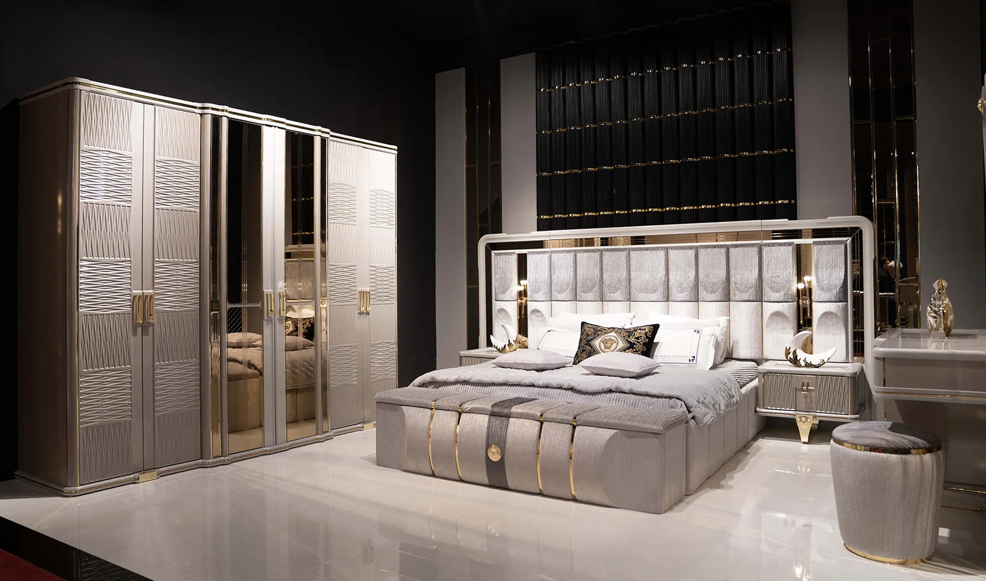 Versace Yatak Odası - 2026 Yatak Odası | Yapı Mobilya - Görsel 1