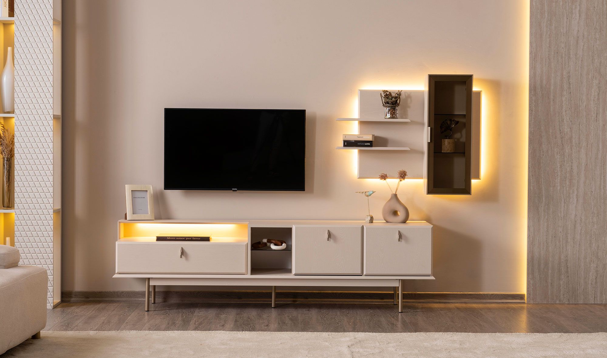Viral Tv Ünitesi - Luxury Tv Ünitesi | Yapı Mobilya - Görsel 1