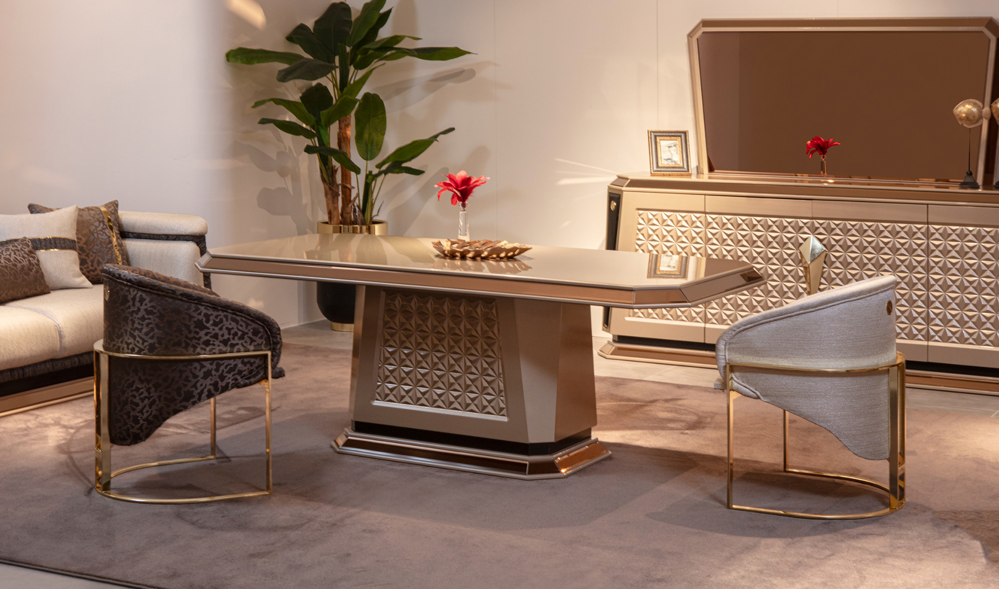 Diamond Luxury Yemek Odası - Art Deco Koltuk | Yapı Mobilya - Görsel 4