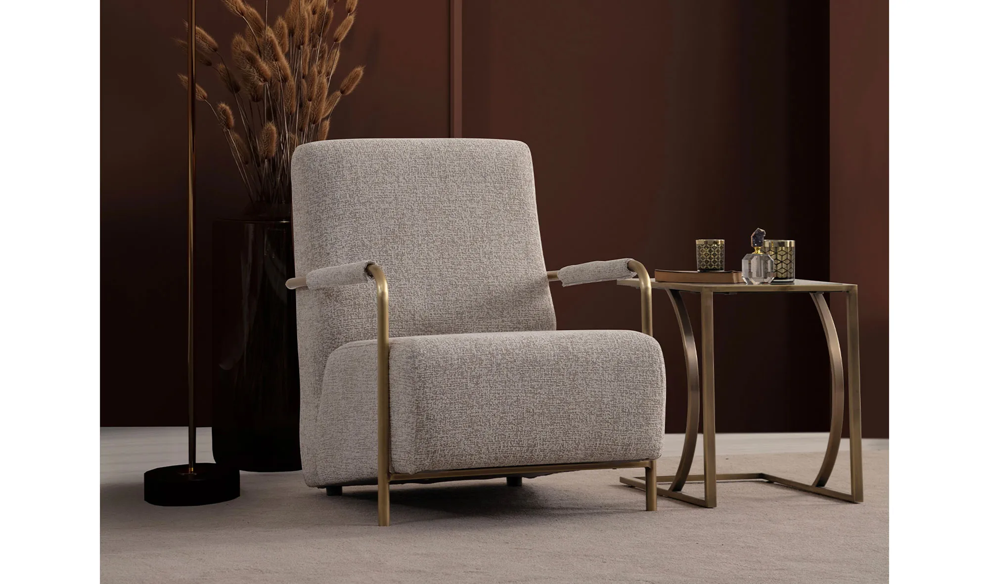 Deep Living Berjer - Gold